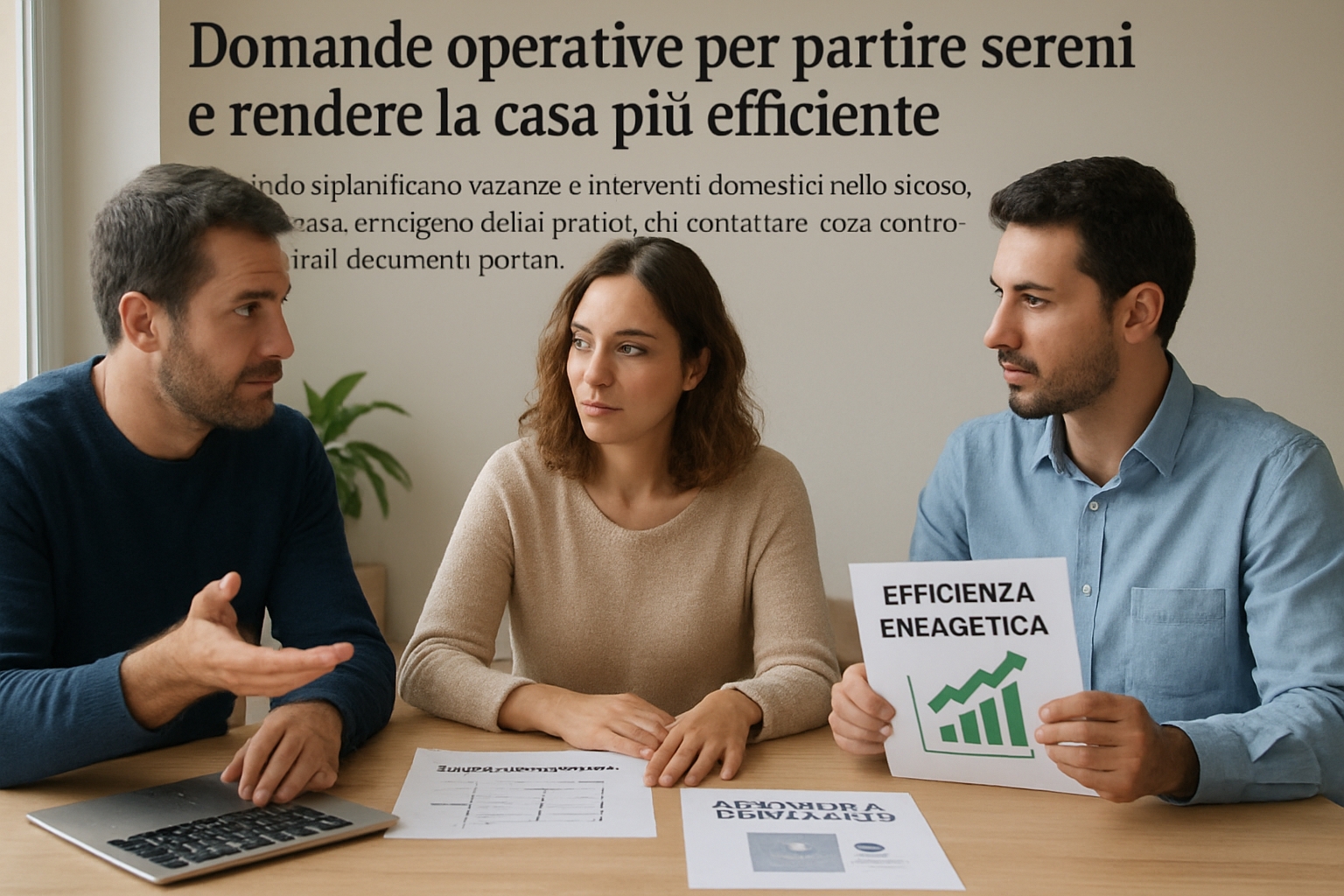 Domande operative per partire sereni e rendere la casa più efficiente